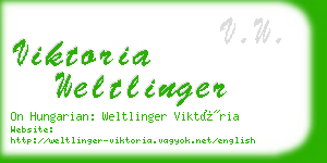 viktoria weltlinger business card